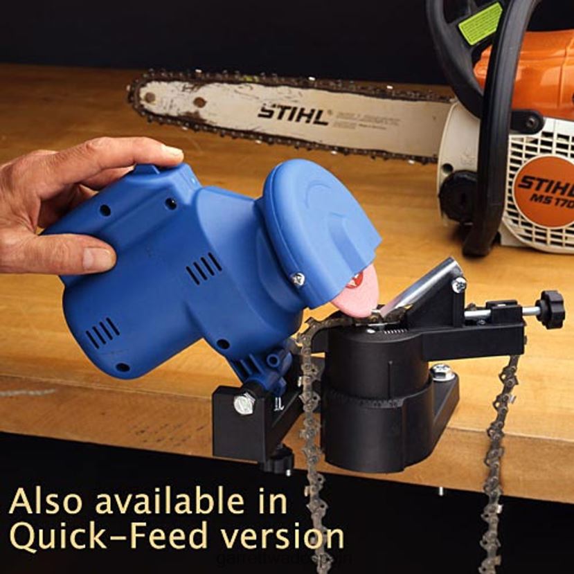 Garrett Wade afilador de cadena de alimentación rápida (eje de 22 mm) carpintería HD0288682