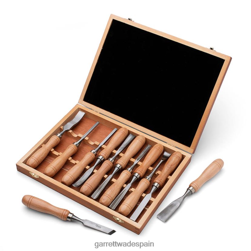 Garrett Wade juego de 12 cinceles para tallar madera carpintería HD0288677