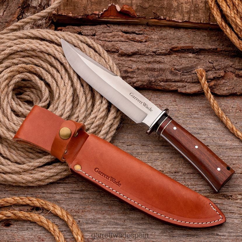 Garrett Wade cuchillo bowie con funda de cuero exterior HD0288332