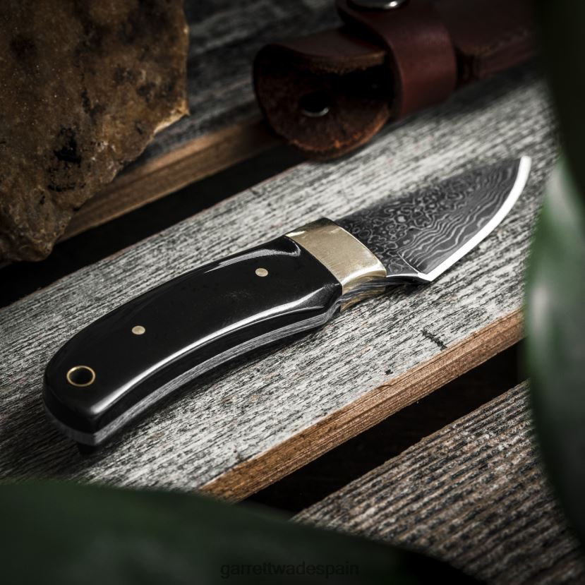 Garrett Wade cuchillo corto damasco de hoja fija exterior HD0288374