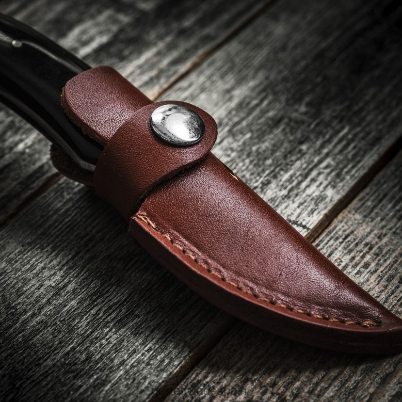 Garrett Wade cuchillo corto damasco de hoja fija exterior HD0288374