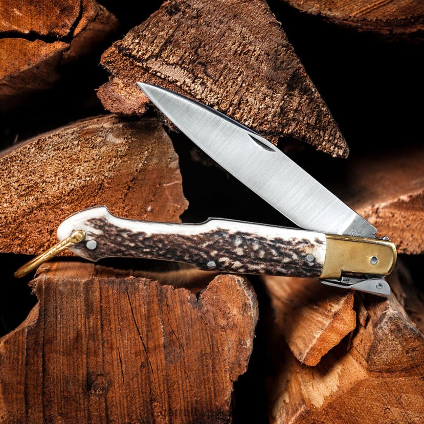 Garrett Wade cuchillo de cuerno de ciervo exterior HD0288363