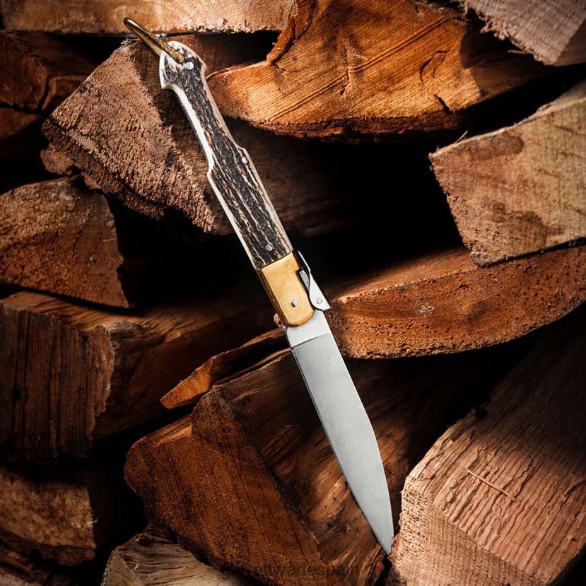 Garrett Wade cuchillo de cuerno de ciervo exterior HD0288363