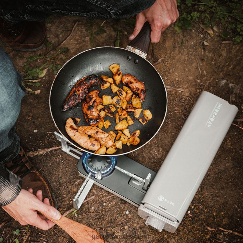 Garrett Wade ingeniosa estufa de camping compacta exterior HD0288344