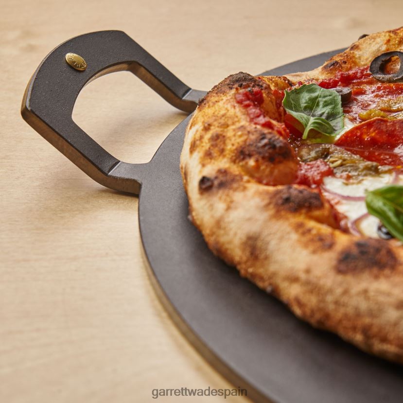 Garrett Wade plato de pizza de hierro hilado netherton exterior HD0288351