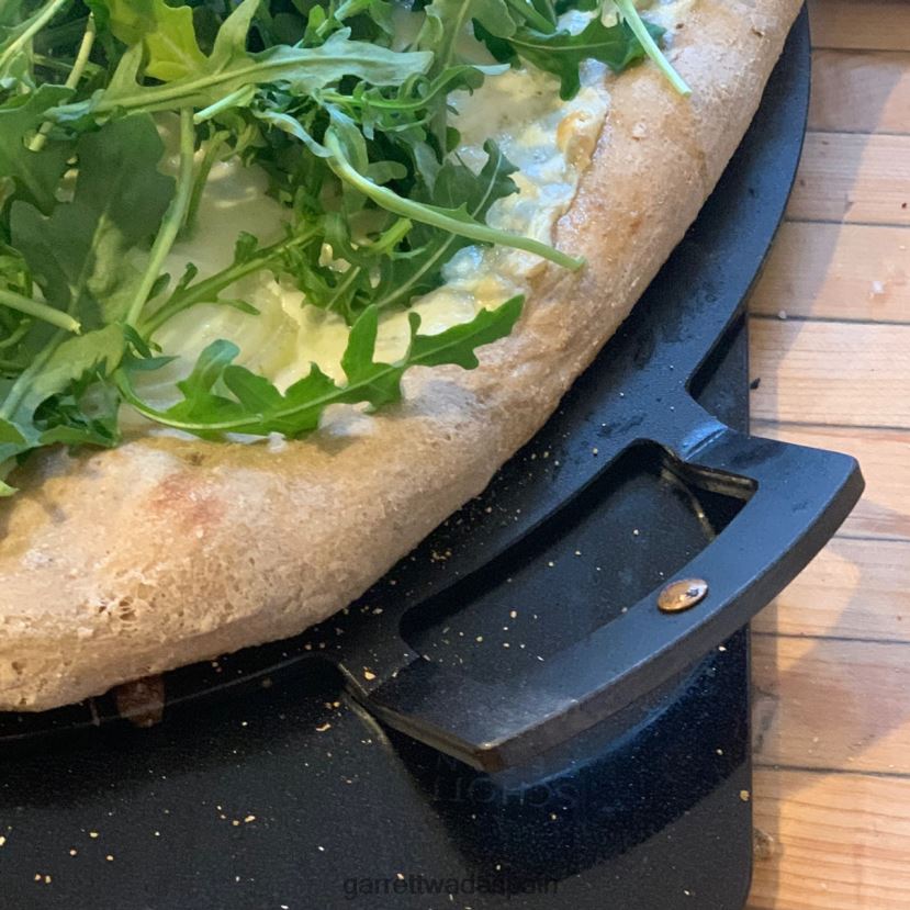 Garrett Wade plato de pizza de hierro hilado netherton exterior HD0288351