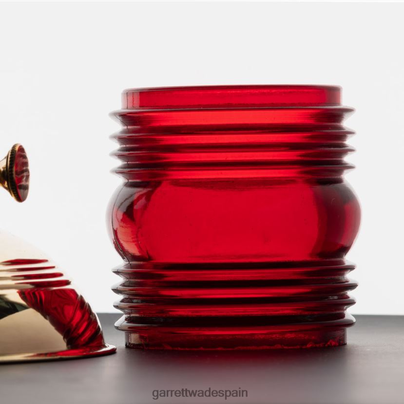 Garrett Wade Cristal de repuesto rojo para farol de ferrocarril. exterior HD0288421
