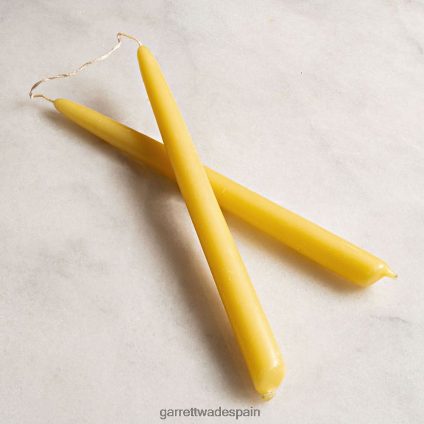 Garrett Wade hermosas velas de cera de abejas de 11'' sumergidas a mano exterior HD0288422