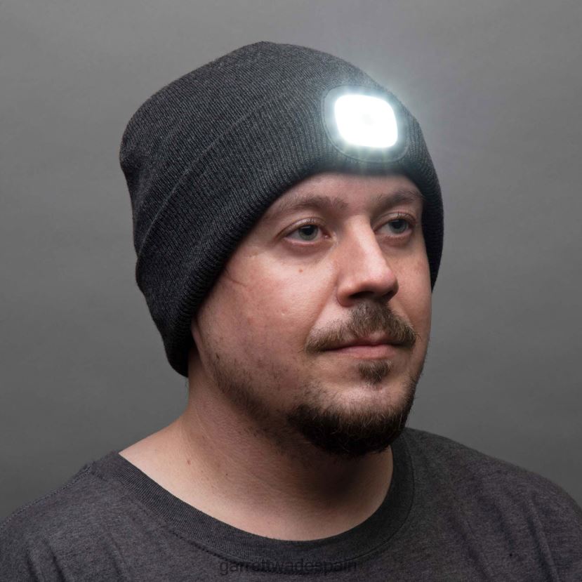Garrett Wade Gorro de invierno con luz LED recargable incorporada. exterior HD0288337