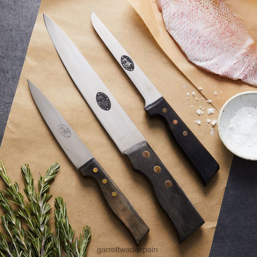 Garrett Wade juego de 3 cuchillos de carnicero vintage hogar y cocina HD0288787