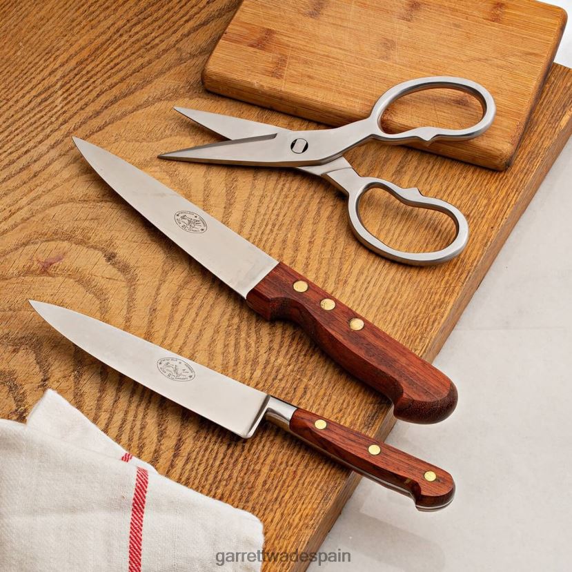 Garrett Wade trío de cuchillos y tijeras de cocina vintage hogar y cocina HD0288786