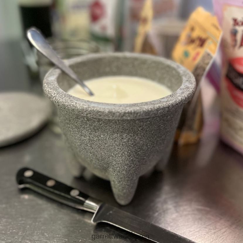 Garrett Wade yogurtera de piedra cerámica moderna hogar y cocina HD0288833