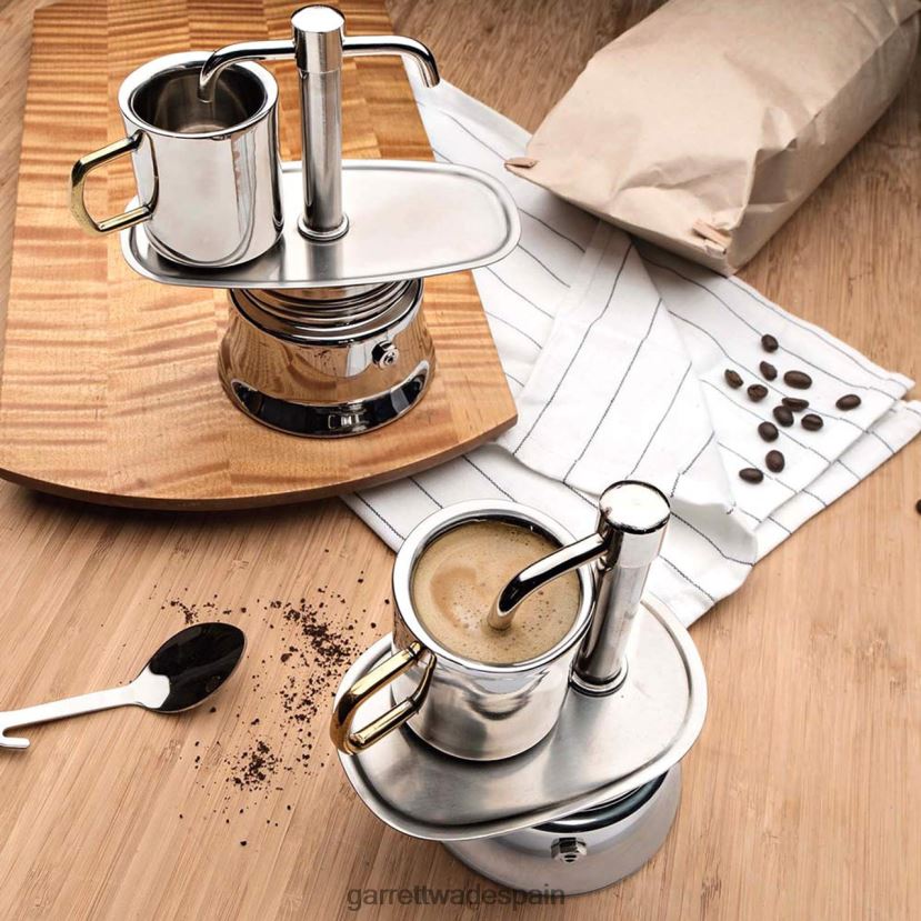 Garrett Wade Cafetera espresso de acero inoxidable hogar y cocina HD0288863