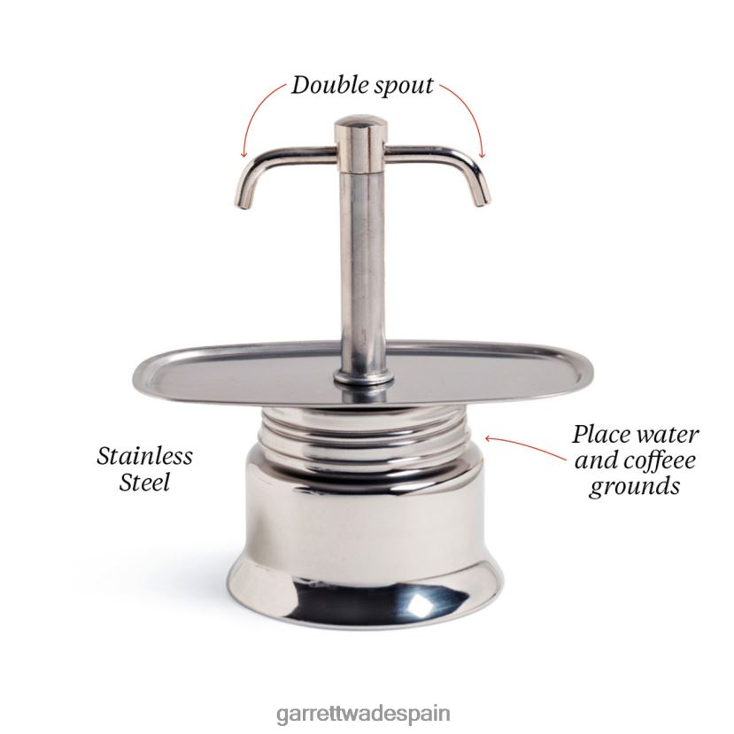 Garrett Wade Cafetera espresso de acero inoxidable hogar y cocina HD0288863