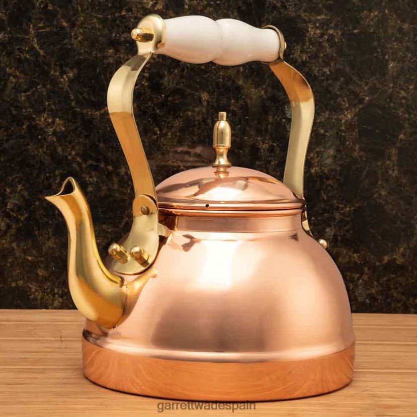 Garrett Wade tetera de cobre para estufa hogar y cocina HD0288862