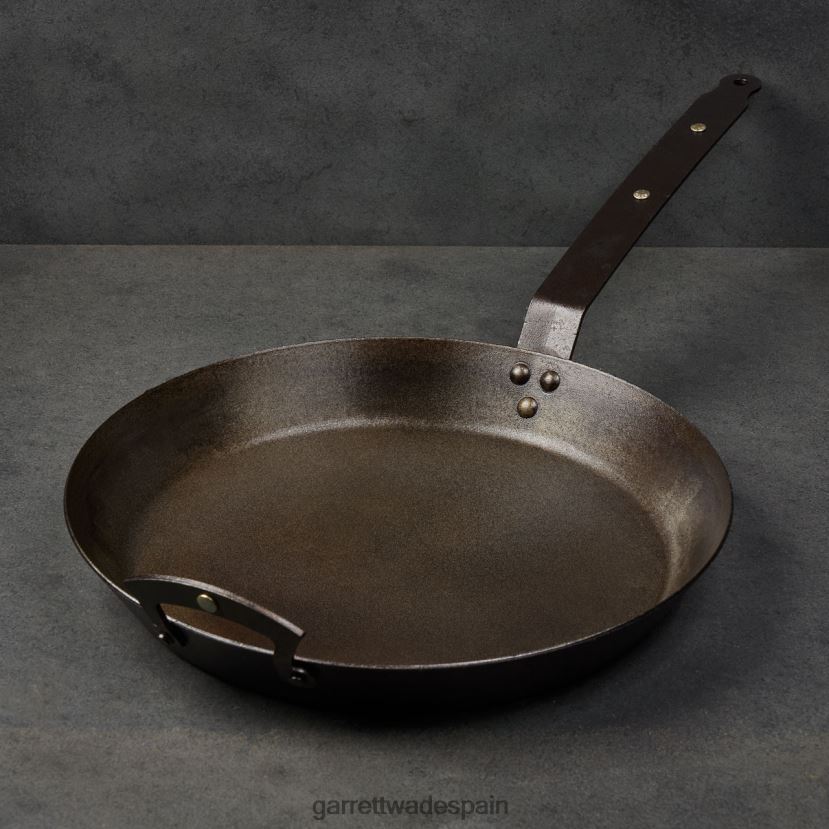 Garrett Wade Sartén clásica de hierro hilado Netherton. hogar y cocina HD0288756