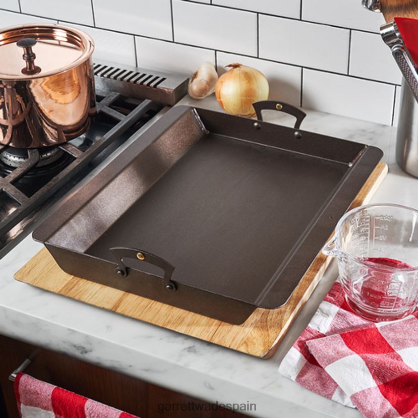 Garrett Wade asadera de hierro negro netherton hogar y cocina HD0288757