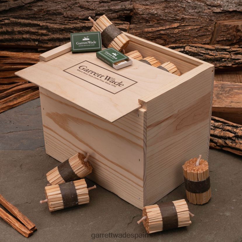Garrett Wade set de regalo junto a la chimenea hogar y cocina HD0288974