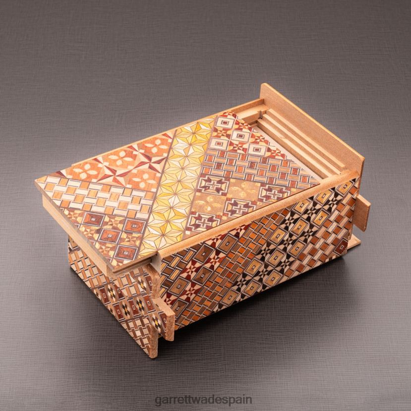 Garrett Wade Caja de rompecabezas secreta de 21 pasos hecha en Japón. hogar y cocina HD0288943