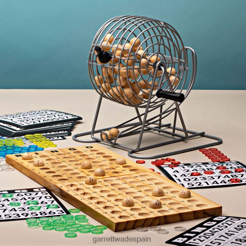 Garrett Wade juego de bingo de madera hogar y cocina HD0288897