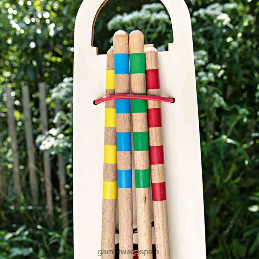 Garrett Wade juego de croquet de viaje hecho en francia hogar y cocina HD0288910
