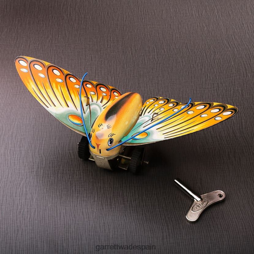 Garrett Wade juguete de hojalata de polilla mariposa de cuerda hogar y cocina HD0288895