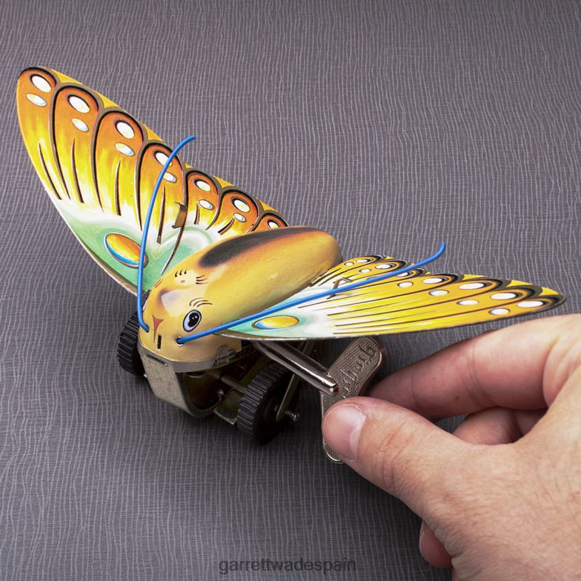 Garrett Wade juguete de hojalata de polilla mariposa de cuerda hogar y cocina HD0288895