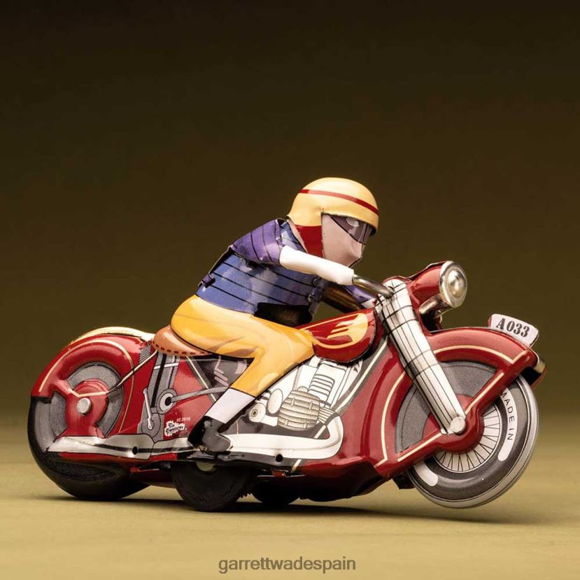 Garrett Wade motocicleta de carreras de hojalata retro hogar y cocina HD0288901