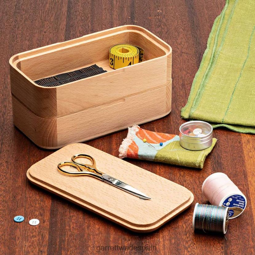 Garrett Wade costurero y juego de tijeras de madera de haya hogar y cocina HD02881049