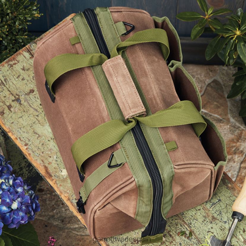Garrett Wade bolso estilo médico de lona encerada jardín HD0288141