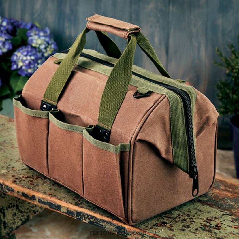Garrett Wade bolso estilo médico de lona encerada jardín HD0288141