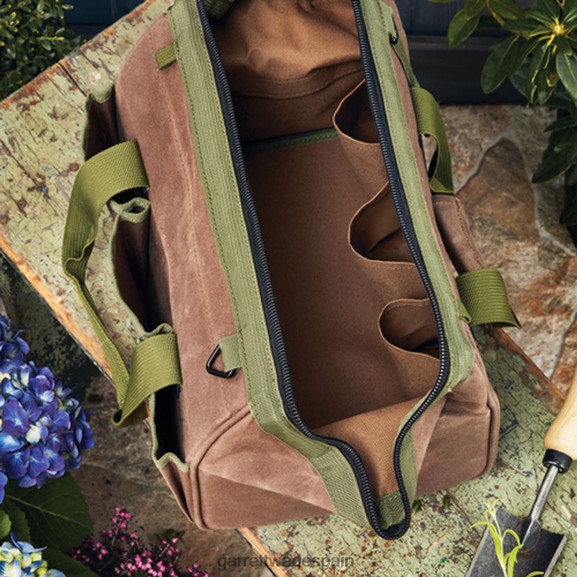 Garrett Wade bolso estilo médico de lona encerada jardín HD0288141