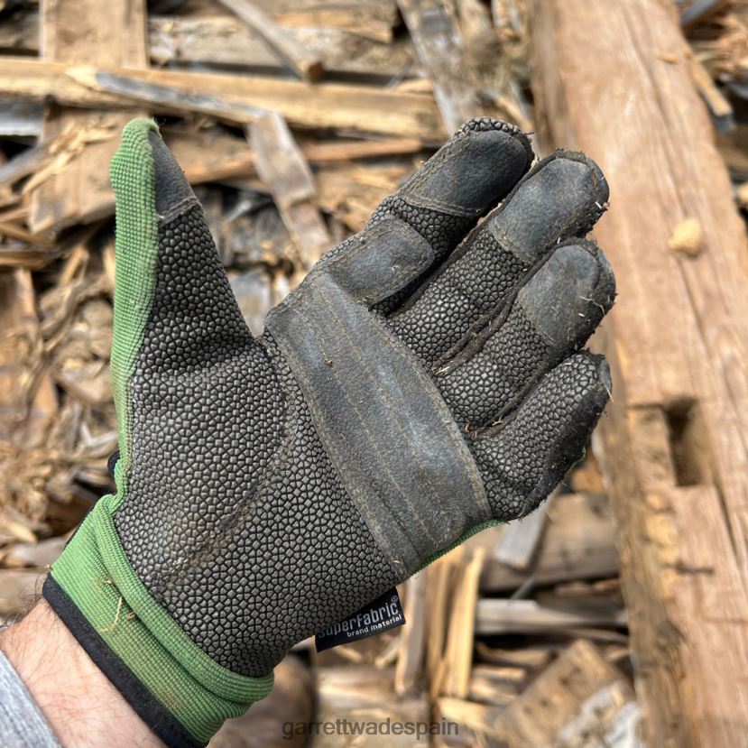 Garrett Wade guantes de jardinería resistentes a pinchazos - verdes jardín HD0288138
