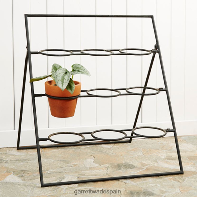Garrett Wade soporte para jardineras de terracota que incluye 9 macetas jardín HD0288136