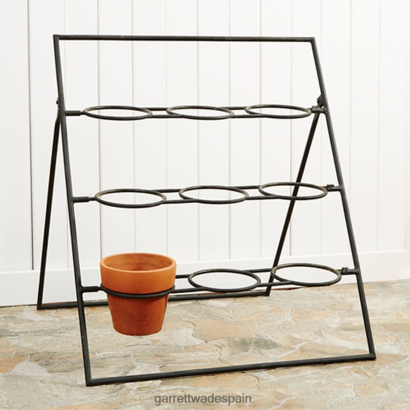 Garrett Wade soporte para jardineras de terracota que incluye 9 macetas jardín HD0288136