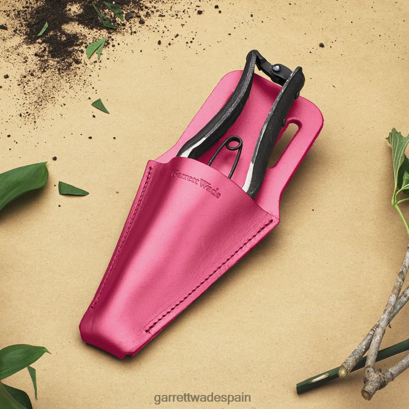 Garrett Wade Juego de podadora forjada y funda de cuero francés. jardín HD028835