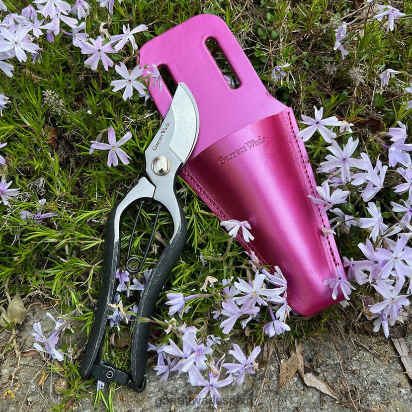 Garrett Wade Juego de podadora forjada y funda de cuero francés. jardín HD028835
