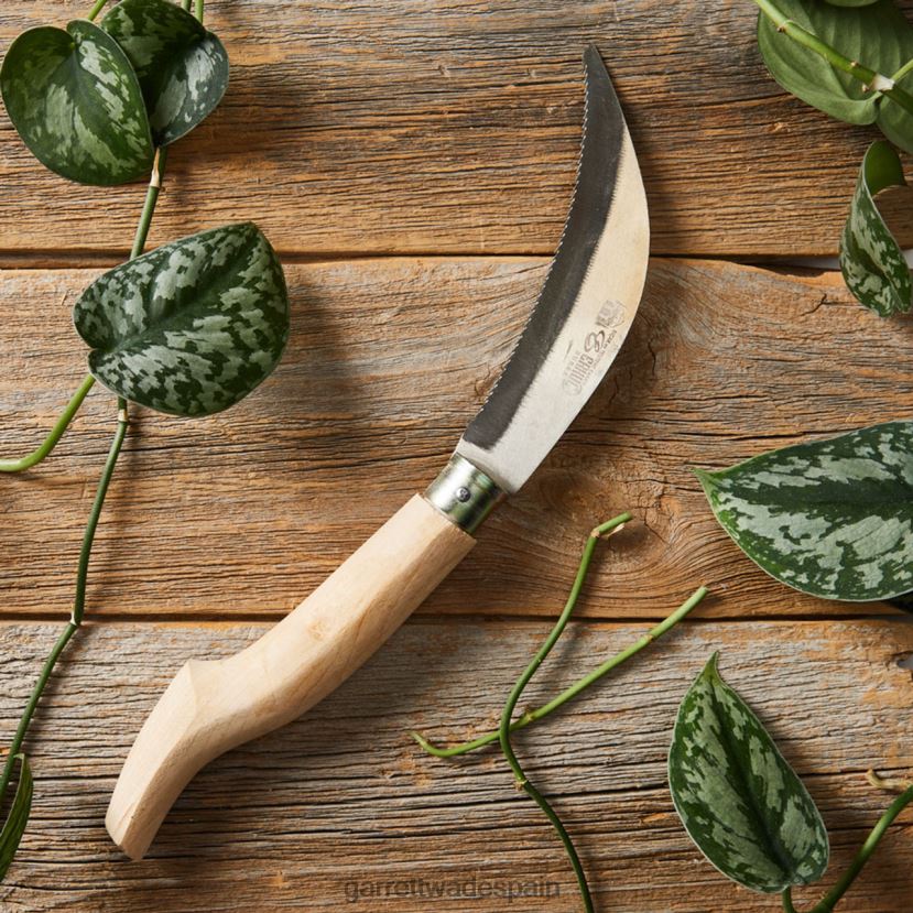 Garrett Wade cuchillo de cosecha plegable de hoja larga jardín HD028850