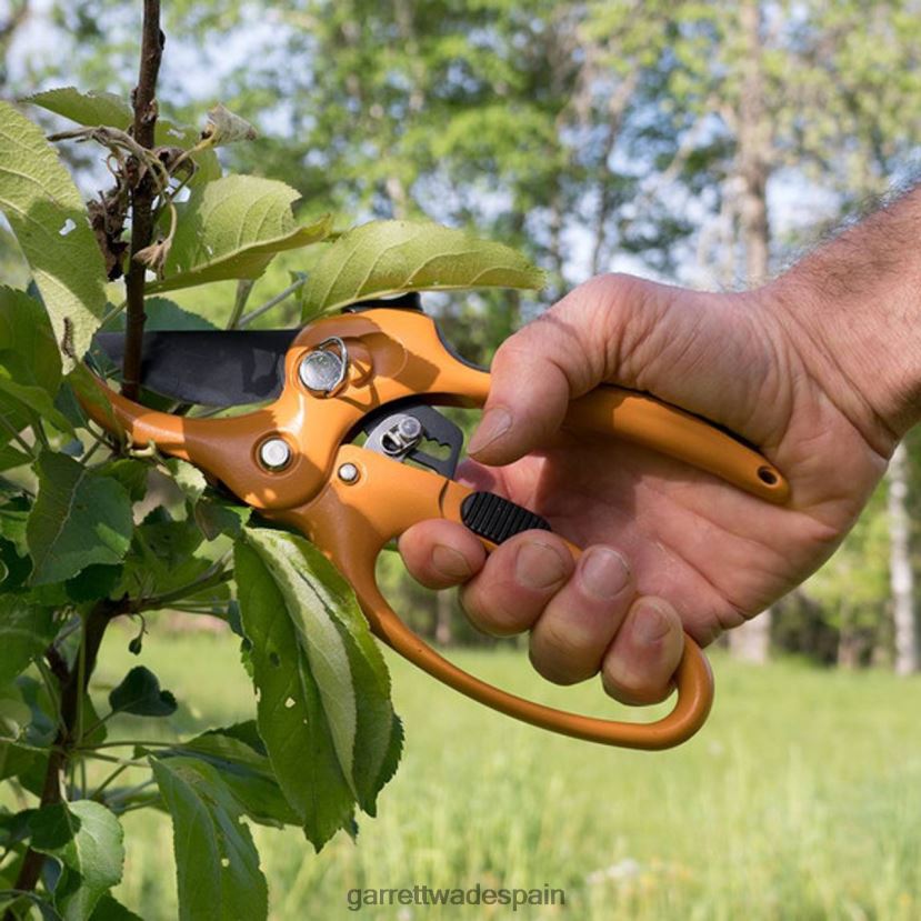 Garrett Wade podadora de mano con trinquete y funda jardín HD028821