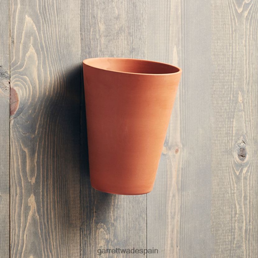 Garrett Wade maceta de pared de terracota de fondo plano jardín HD0288261
