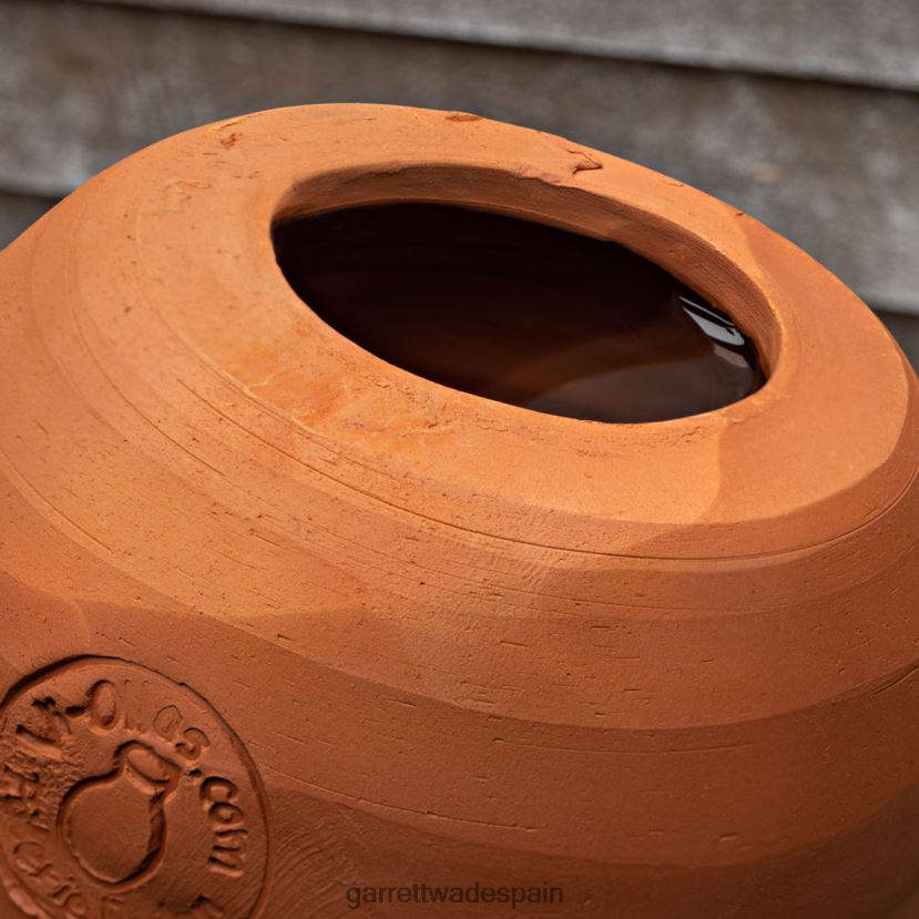 Garrett Wade Hidratante de plantas en contenedor de terracota mediano en forma de lágrima jardín HD0288233