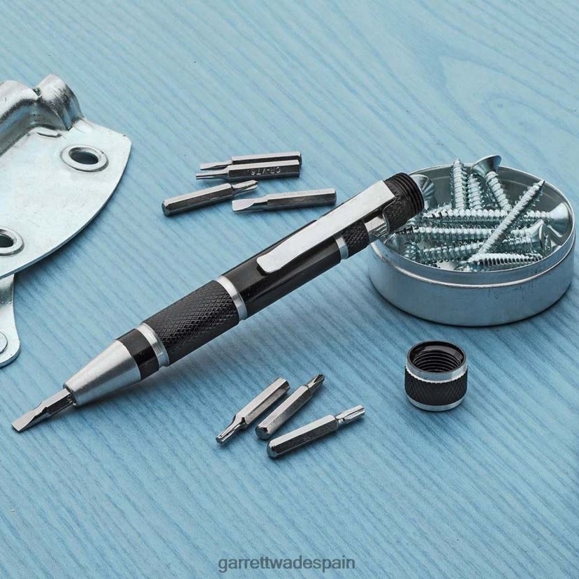 Garrett Wade Destornilladores tipo bolígrafo 9 en 1 taller HD0288439