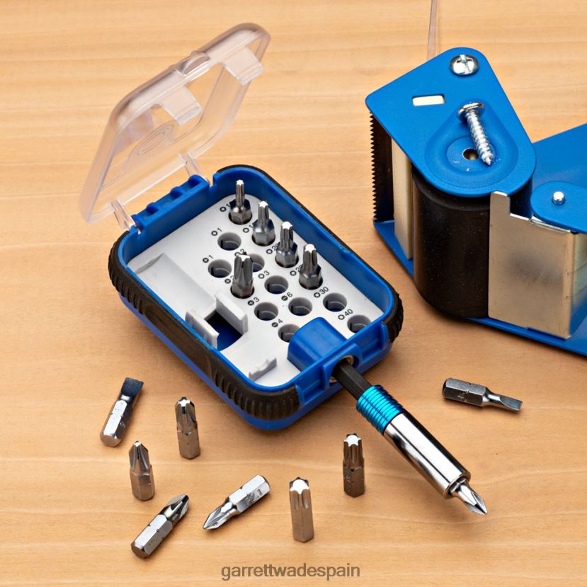 Garrett Wade Juego de puntas de destornillador de 15 piezas taller HD0288443