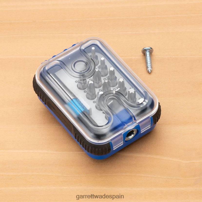 Garrett Wade Juego de puntas de destornillador de 15 piezas taller HD0288443
