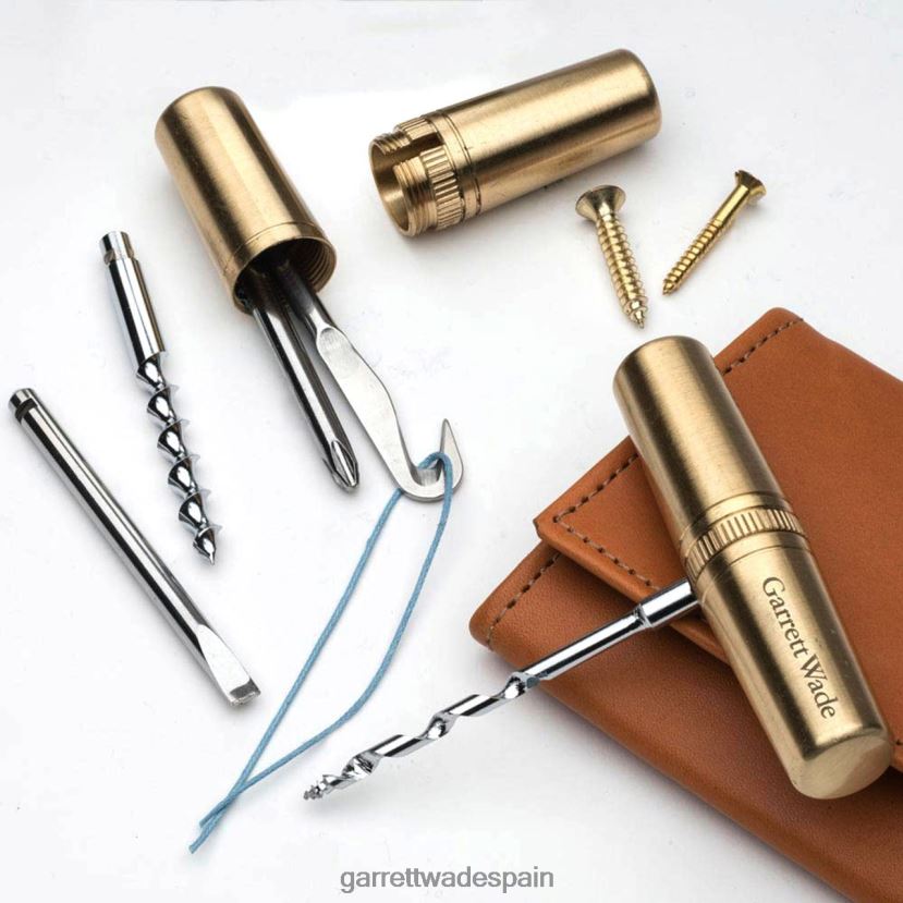 Garrett Wade hermosas multiherramientas con cápsula de latón taller HD0288435