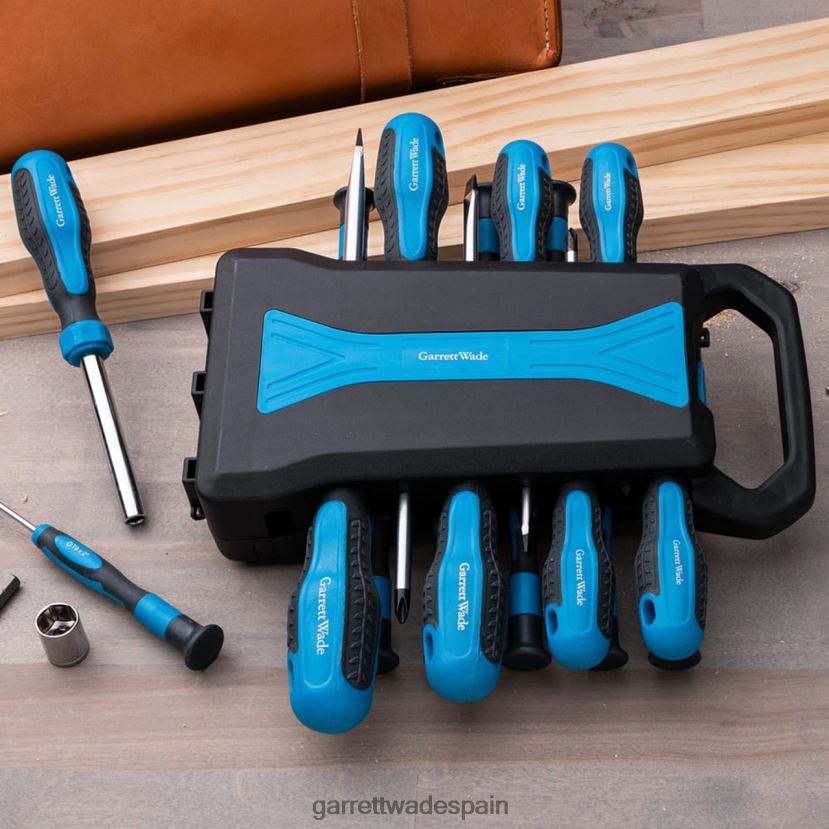 Garrett Wade Juego de puntas y vasos para destornillador de 44 piezas taller HD0288478