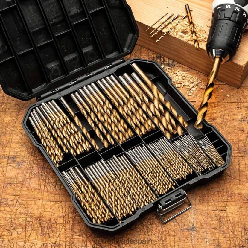 Garrett Wade juego compacto de 160 brocas de copia múltiple taller HD0288468
