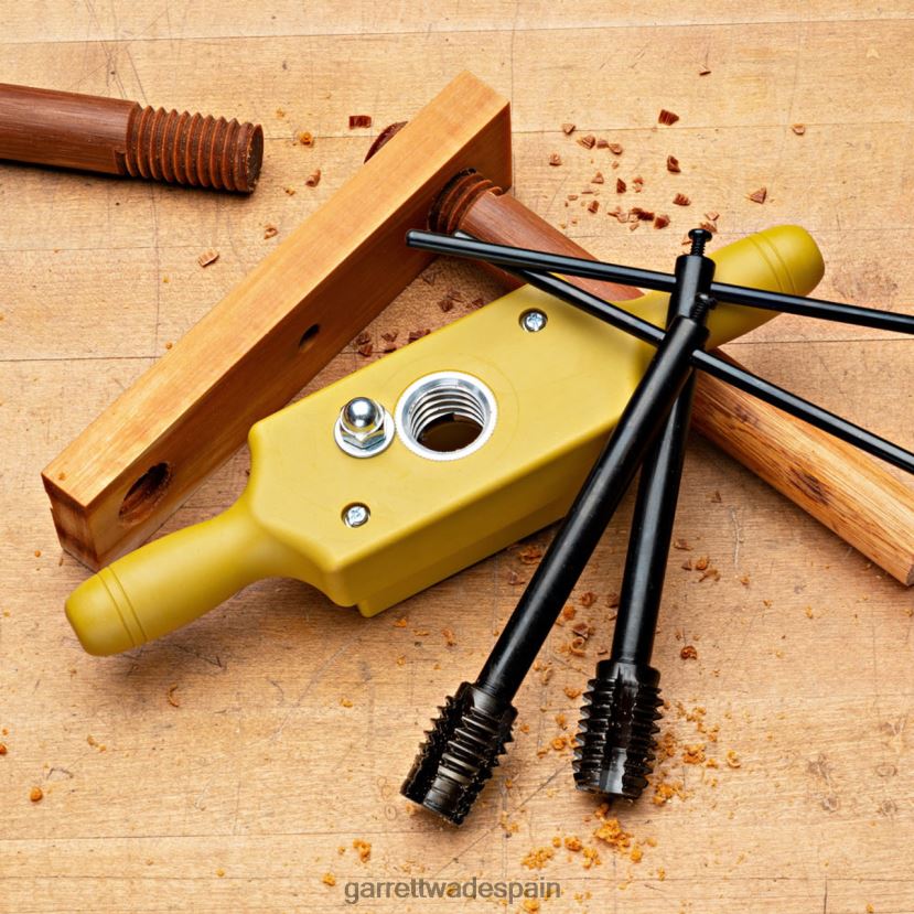 Garrett Wade juego de roscado de madera para machos y matrices - actualizado taller HD0288472